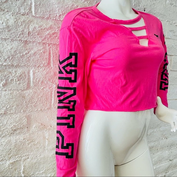 Pink Victoria secret  crop top  size L - Picture 7 of 7